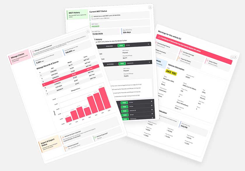 VDI Check Report - MOT & Tax